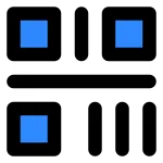Two Dimensional Code Two SVG Icon